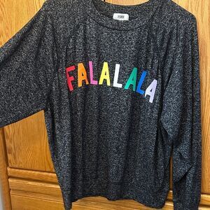 Pink long sleeve sleep tee